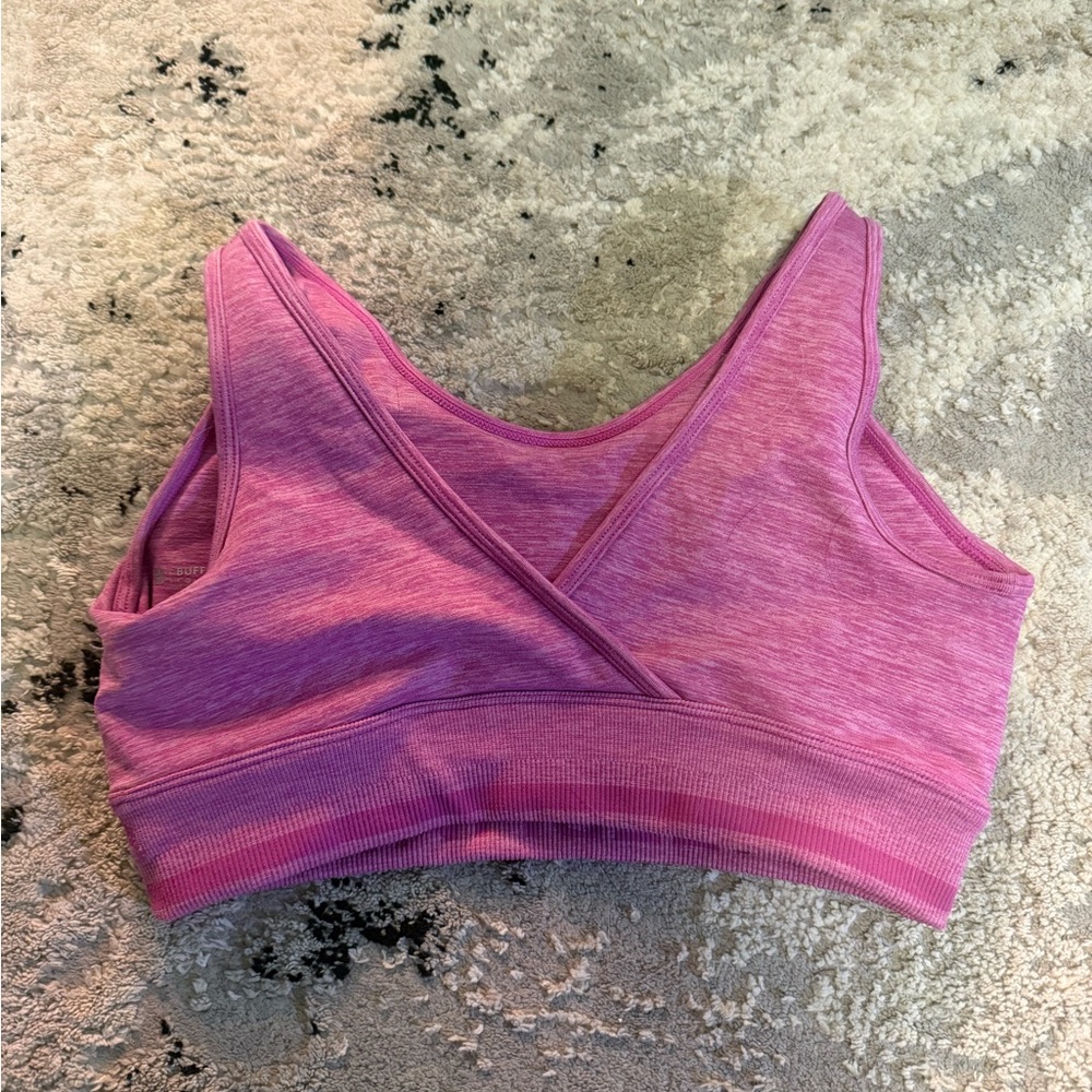 BuffBunny Heathered Pink BBL Sports Bra size S - Picture 2 of 4